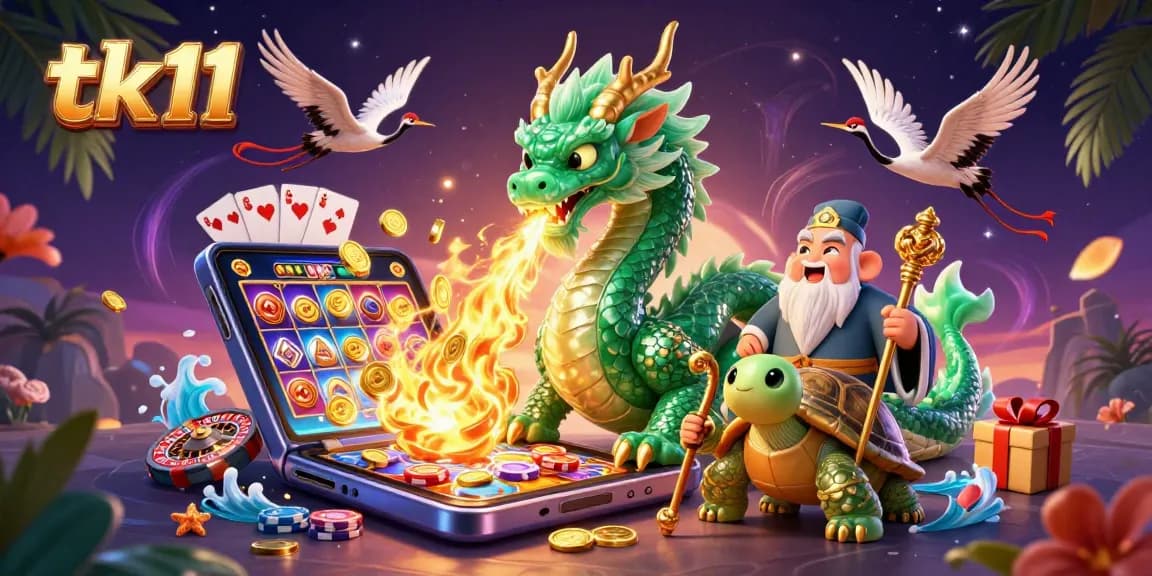 Engage in thrilling moments at tk11 casino with vibrant dragons, dynamic games, and fortune.