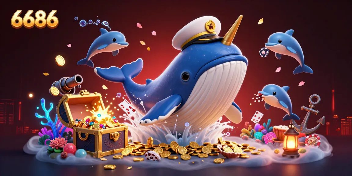 Experience thrilling gaming at 6686 with playful dolphins and treasure-filled undersea adventure.