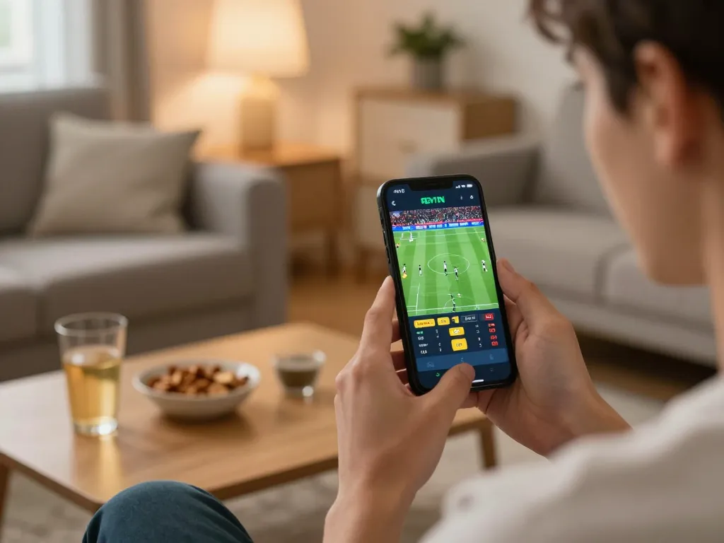 Engaging with live betting on Xoilac for real-time soccer odds, enhancing the sports watching experience