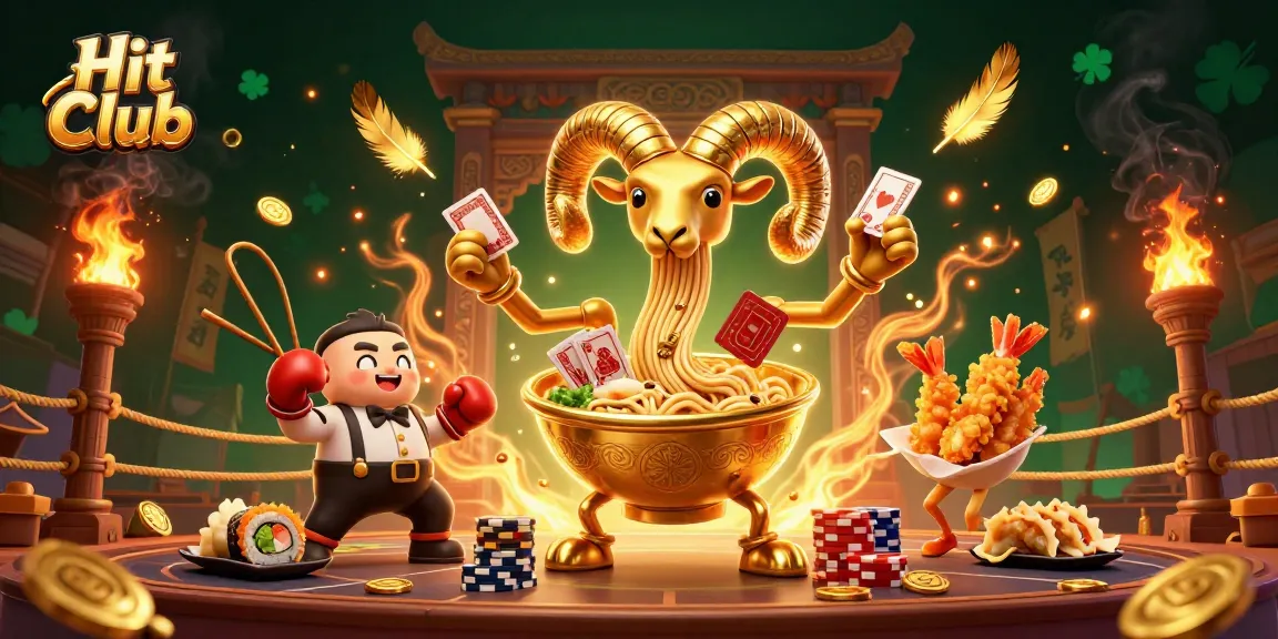 Hit Club engages players with its vibrant 3D illustration of games, featuring energetic characters in a casino setting.