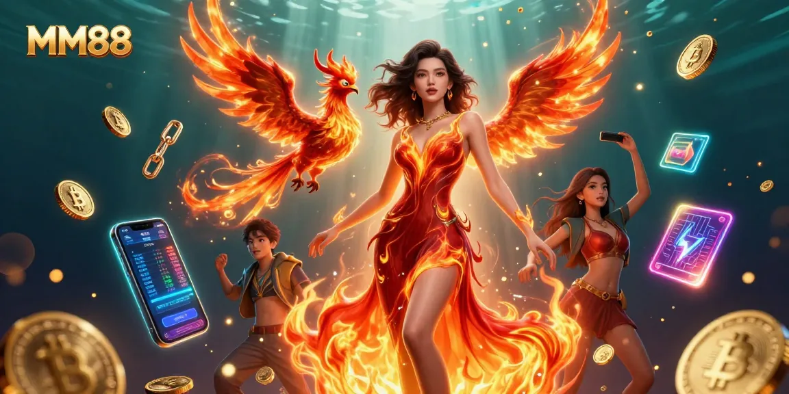 Engage with MM88 in a vibrant online casino scene featuring thrilling game elements.