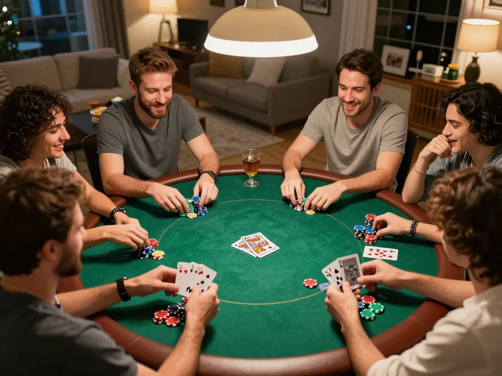 Experience thrilling poker gameplay with friends at home, featuring engaging moments from https://56win.autos/.
