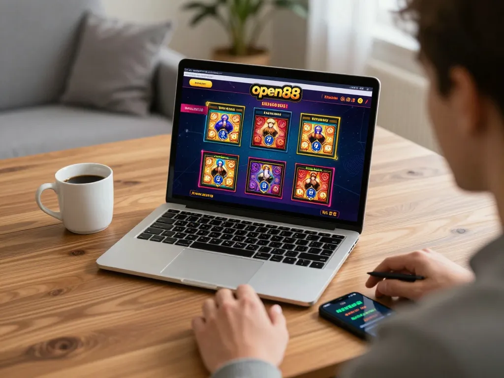 Play exciting casino games on open88 platform at home with engaging online gaming interface