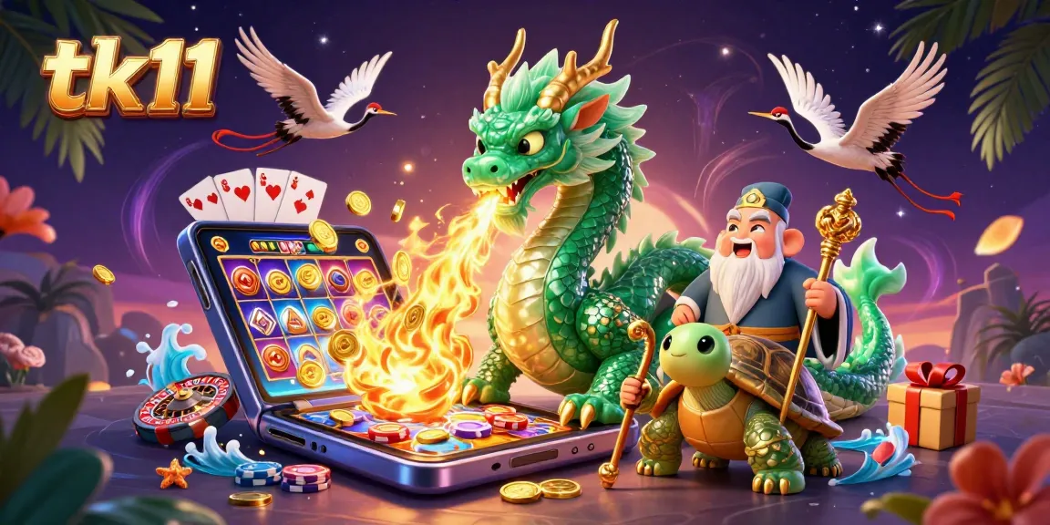 Engage in thrilling moments at tk11 casino with vibrant dragons, dynamic games, and fortune.