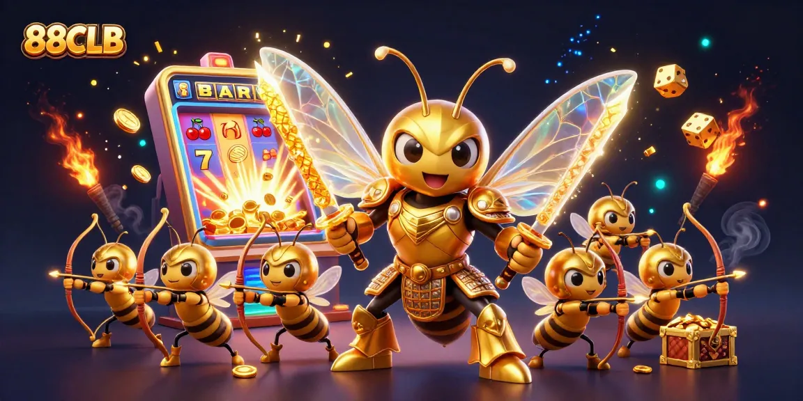 Experience exciting gameplay with 88CLB's dynamic slots and colorful casino elements.