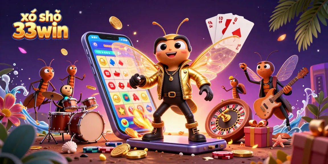 Win big with xổ số 33win as the rock star cicada brings excitement to online lottery games.