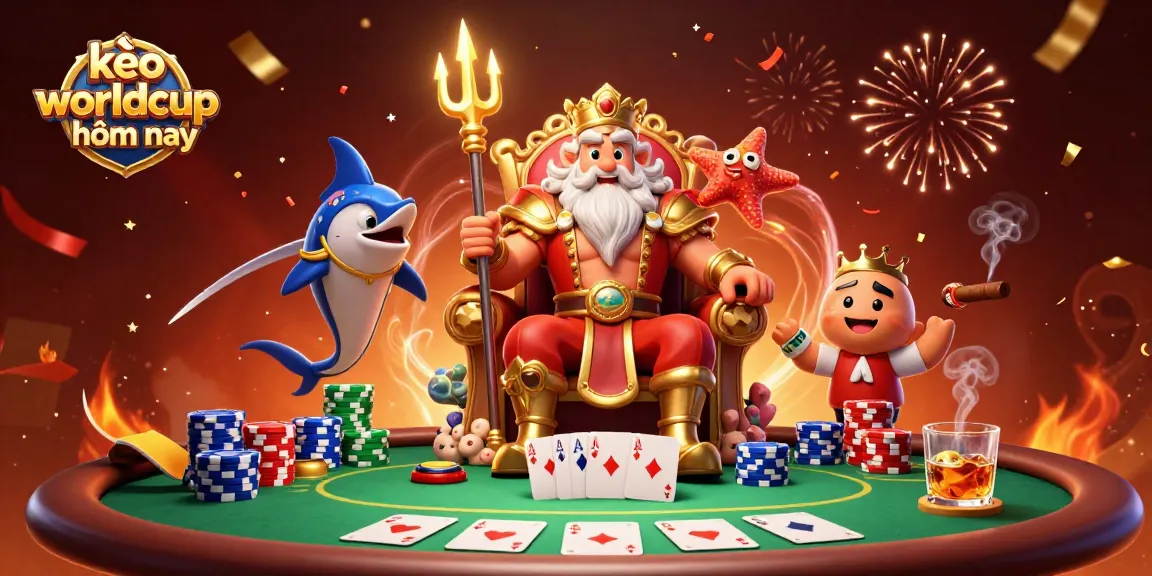 Win big with kèo worldcup hôm nay in this vibrant, dynamic casino illustration featuring cards and chips.