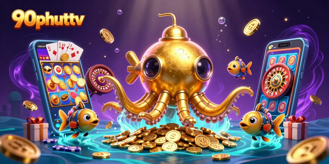 Experience thrilling wins with 90phuttv at the vibrant underwater casino of golden coins.