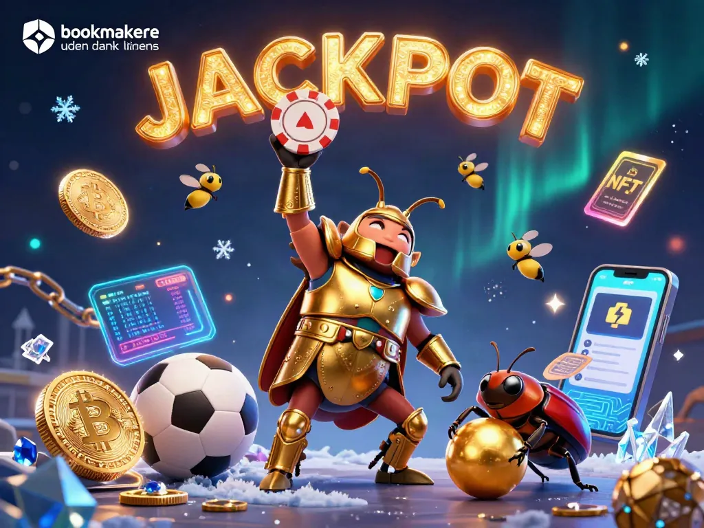 Discover winning opportunities with bookmakere uden dansk licens showcased in a vibrant 3D scene.