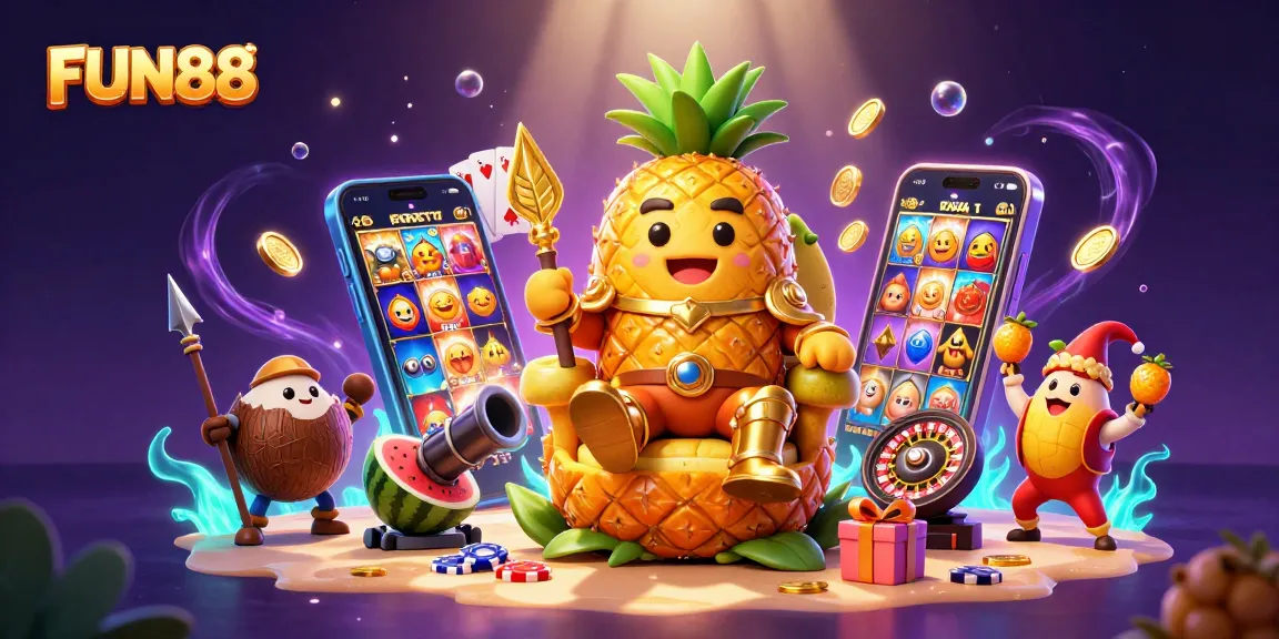 Spin the reels and win at FUN88 with vibrant casino characters and exciting games!
