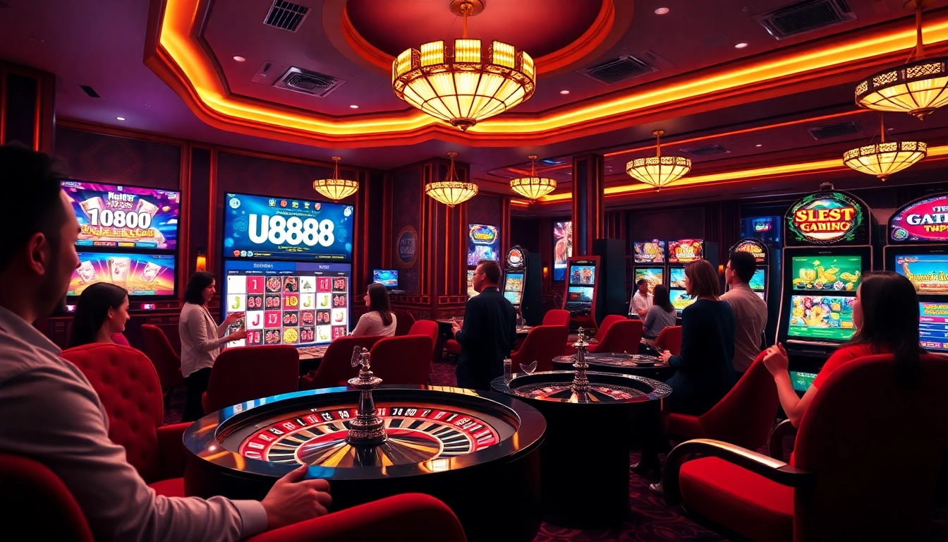 Experience the thrill of U888 online gaming with vibrant casino action.