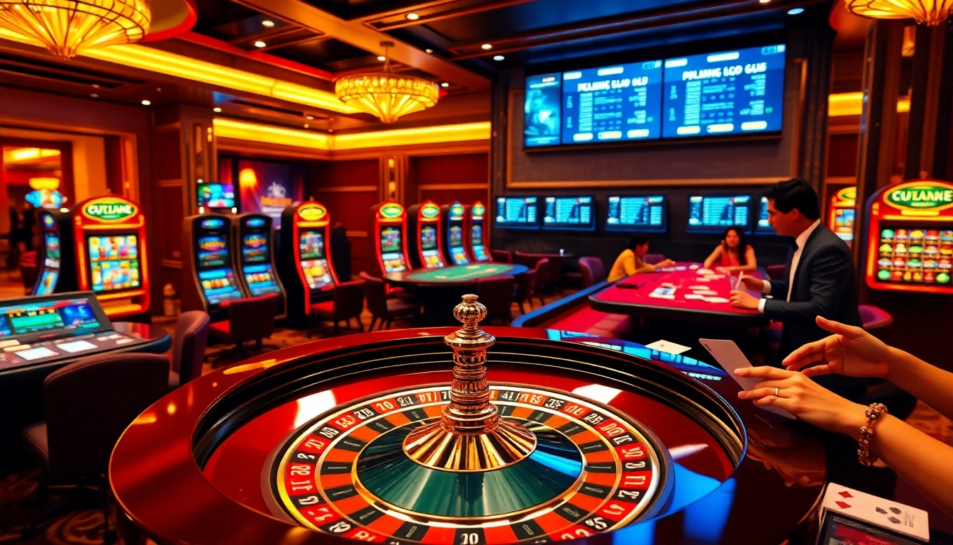 Experience the thrill of U888 online gambling with a vibrant casino scene featuring roulette and slot games.